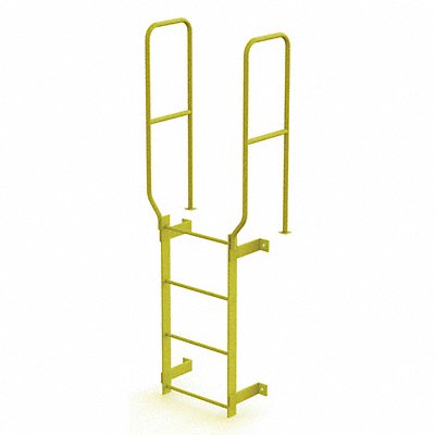 Ladder Steel Stand Fixed 4Rung Walk-Thru