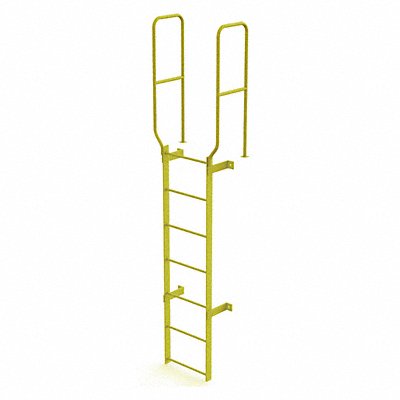 Ladder Steel Stand Fixed 7Rung Walk-Thru