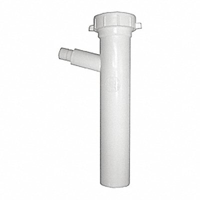 PVC Dishwasher Tailpiece SJ 1-1/2x 8x1/2
