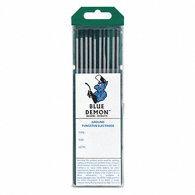 Pure Tungsten Electrode 3/32 x7 PK10
