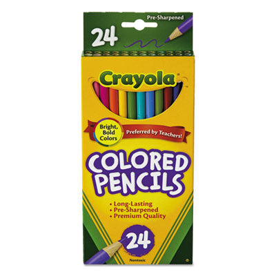 PENCIL,CRAYOLA,LONG,24/ST