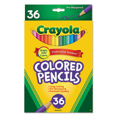 PENCIL,CRAYOLA,LONG,36/ST