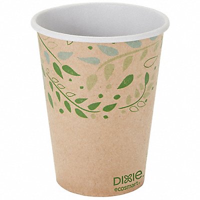 Disp Hot Cup 12 oz BL/BRN/GRN PK1000