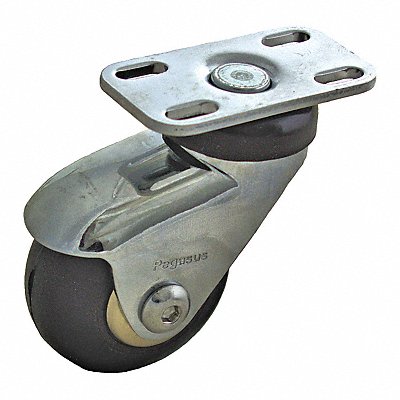 Quiet-Roll Medical Plate Caster Swivel