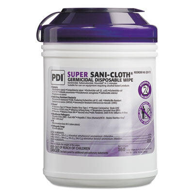 WIPES,PDI SANI,SUPER,12