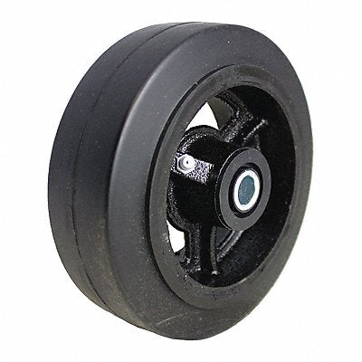 Wheel Rubr On Cst Iron 6 x 2 Roler Brg