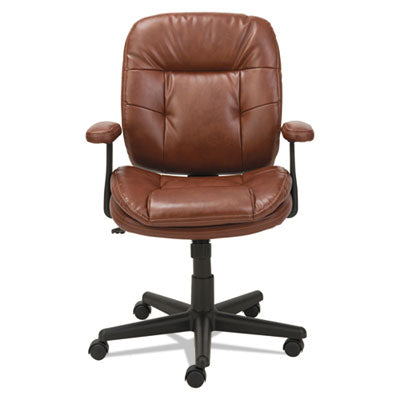 CHAIR,LEATHER,TASK,BR