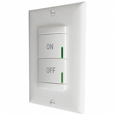 Push Button Wall Switch White 2 Button