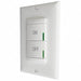 Push Button Wall Switch White 2 Button