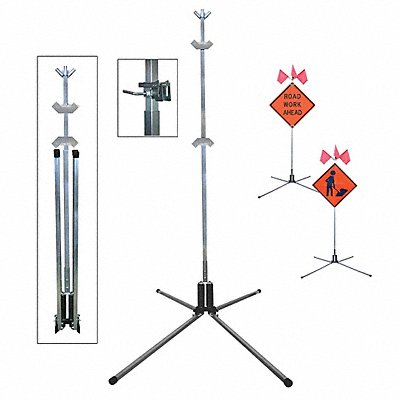 Sign Stand 150 in Maximum Mast H