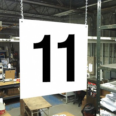 Hanging Aisle Sign Legend 11