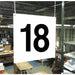 Hanging Aisle Sign Legend 18