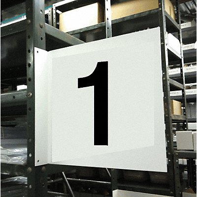 Projecting Aisle Sign 12in x 12in Vinyl