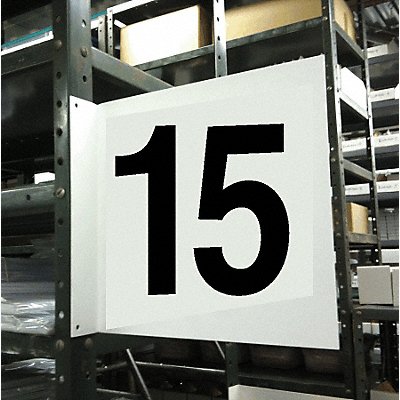 Projecting Aisle Sign 12in x 12in Vinyl