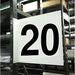 Projecting Aisle Sign 12in x 12in Vinyl