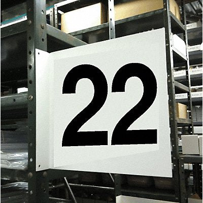 Projecting Aisle Sign 12in x 12in Vinyl