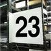Projecting Aisle Sign 12in x 12in Vinyl