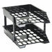 Letter Tray Black Plastic PK2