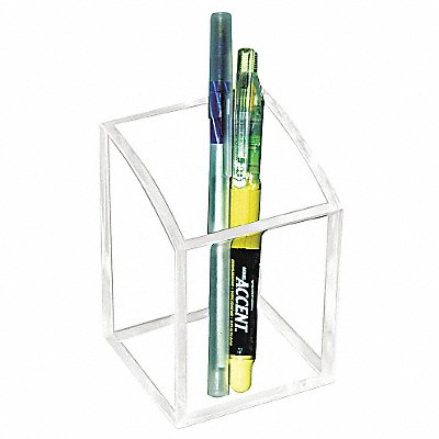 Pencil Cup Clear Acrylic