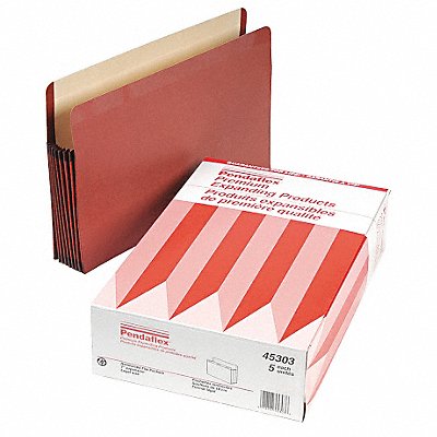 Expand File Folder Red Fiber/Manila PK5