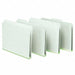 Letter File Folders Green PK25