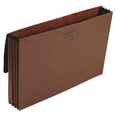 Expandable File Wallet 3 1/2 Red Fiber