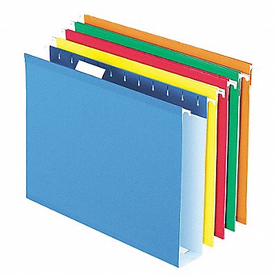 Box Hanging File Folders Assorted PK25