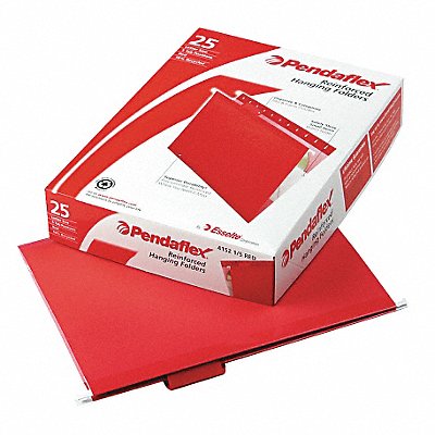 Hanging File Folders Red PK25