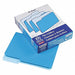 Letter File Folder Blue/Light Blue PK100