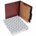 Letter File Folders Red PK10