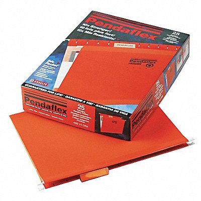 Hanging File Folders Orange PK25