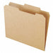 Letter File Folders Brown PK100