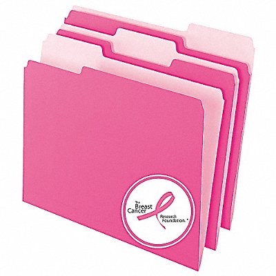 Letter File Folders Pink PK100