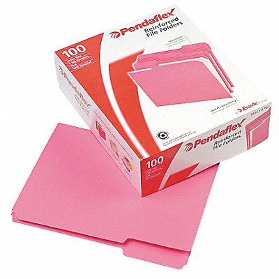 Letter File Folders Pink PK100