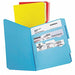 Letter File Folders Assorted PK12