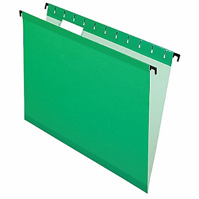 Hanging File Folders Bright Green PK20