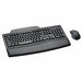 Keyboard/Mouse Set Wireless Black