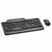 Keyboard/Mouse Set Wireless Black