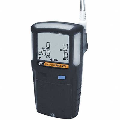 Multi-Gas Detector O2/H2S/CO NA Black