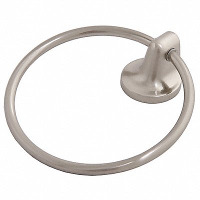 Towel Ring Zinc Satin Nickel 5 7/8 in w