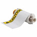 Label White/Yellow/Black 7x10In Vinyl