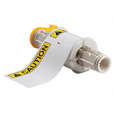 Label White/Yellow/Black 4x6In Vinyl