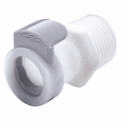 Coupler Push In Acetal White