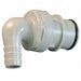 Coupler Polypropylene Gray Push In