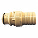 Coupler Polypropylene Gray Push In