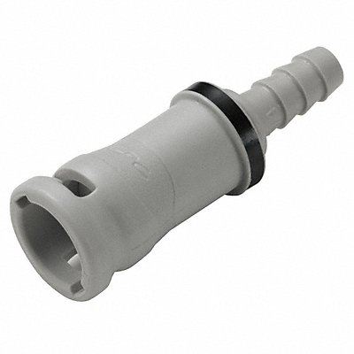 Coupler Polypropylene Gray Push In