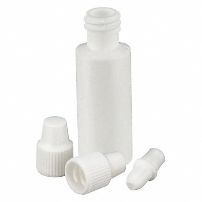 Dropper Bottle 3mL White Round PK144