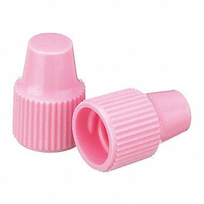 Cap 8 mm Dia Pink PK100