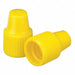 Cap 8 mm Dia Yellow PK100