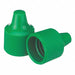 Cap 15 mm Dia Green PK1000